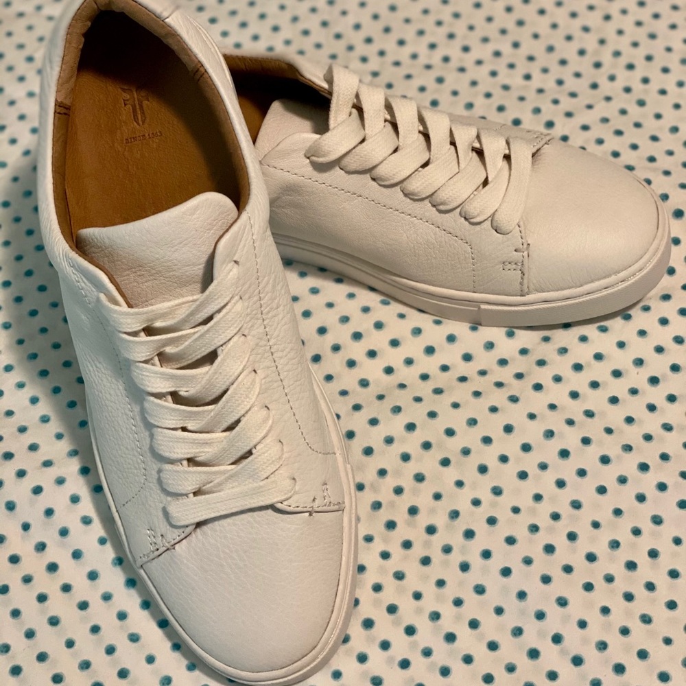 White Frye Sneaker